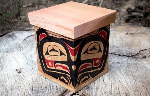 Youth Connect Online for Bentwood Box Workshop
